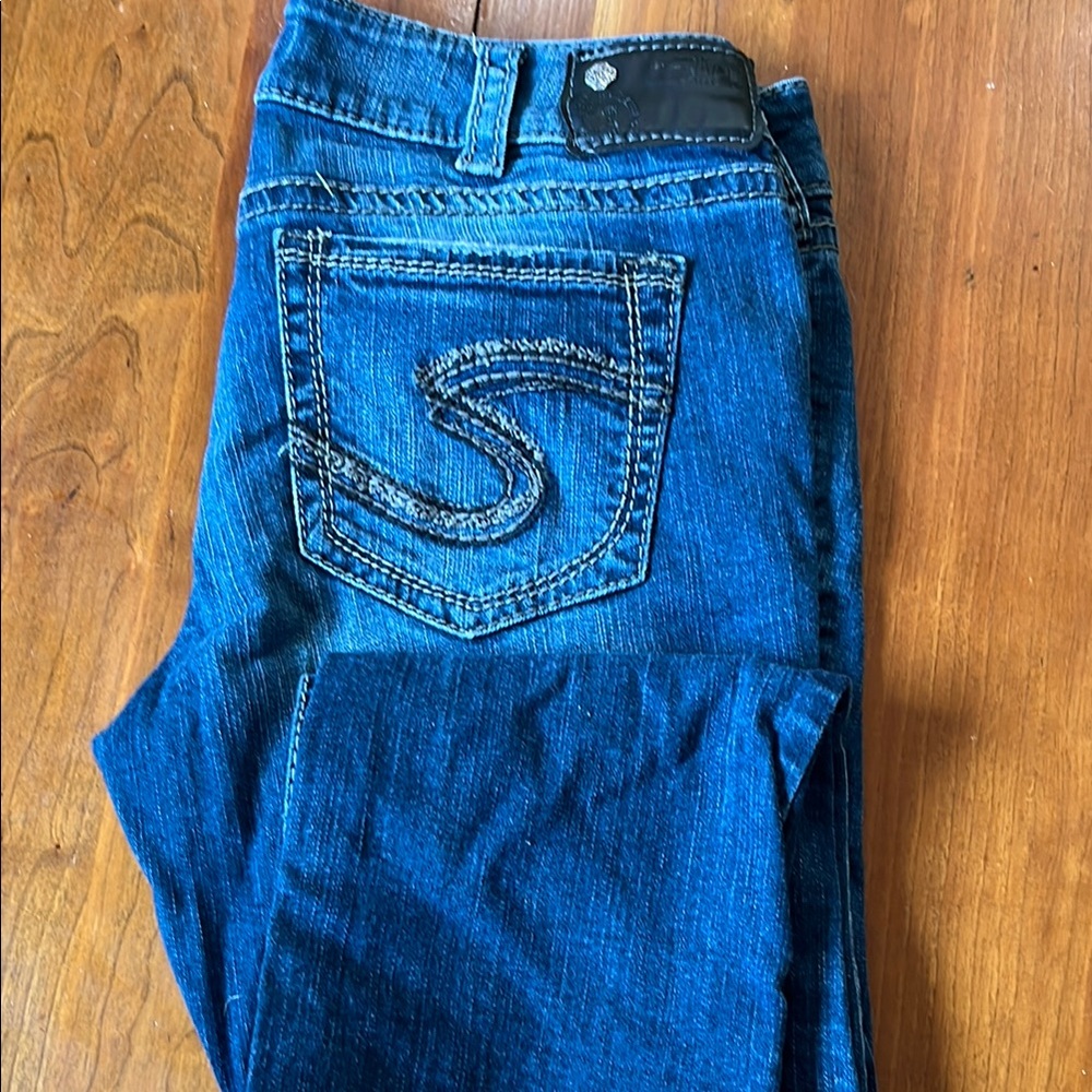 Silver Jeans Blue Denim with Signature Stitching